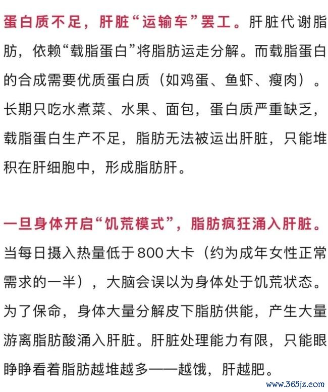 女子减肥顿顿水煮菜 体检后傻眼 脂肪肝找上门